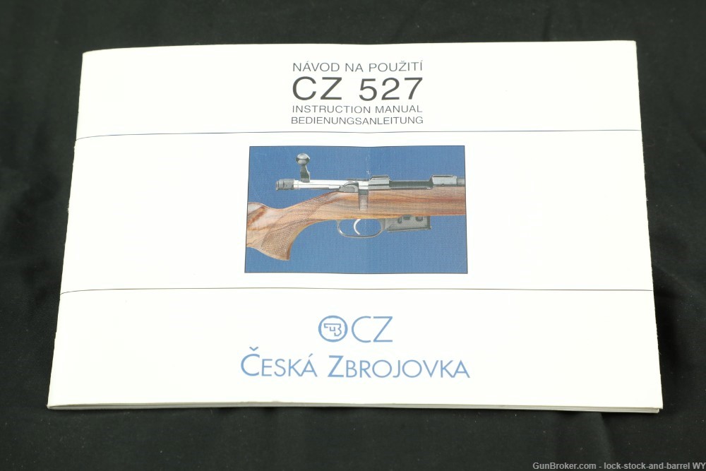 CZ 527 Varmint .223 REM.  24” Bolt Action Rifle w/ Factory Box MFD 2001-img-31