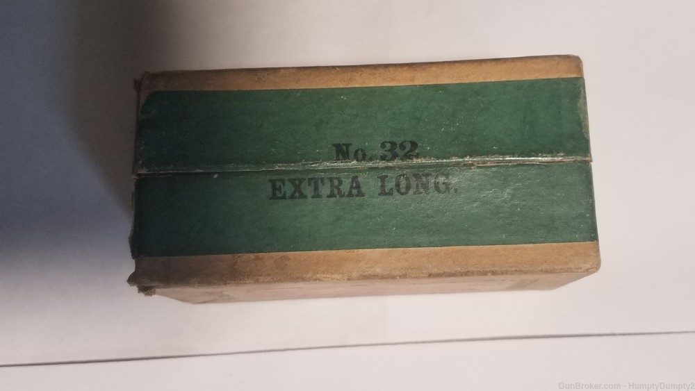 Winchester 32 Extra Long Rimfire 32RF Vintage Nice Box And Ammo-img-4