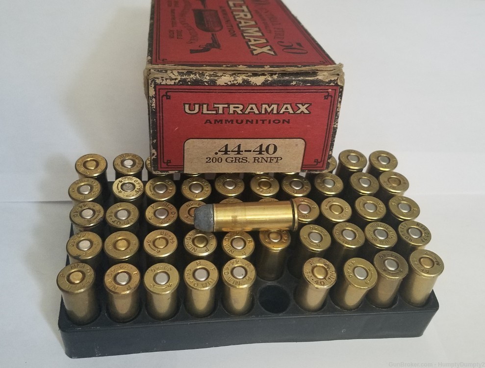 Ultramax 44-40 Winchester 44 WCF 50 Rounds 200 Grains RNFP-img-0