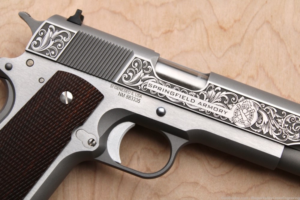 Engraved 1911 Springfield Mil-spec New *AMAZING*-img-4