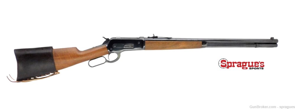 Winchester 1886 45-70 Gov Lever Action Short Rifle 24" Leather Boot-img-0