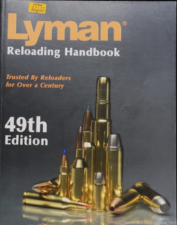 Lyman 49th Reloading Handbook, Lyman Products Corp.; USED-img-0