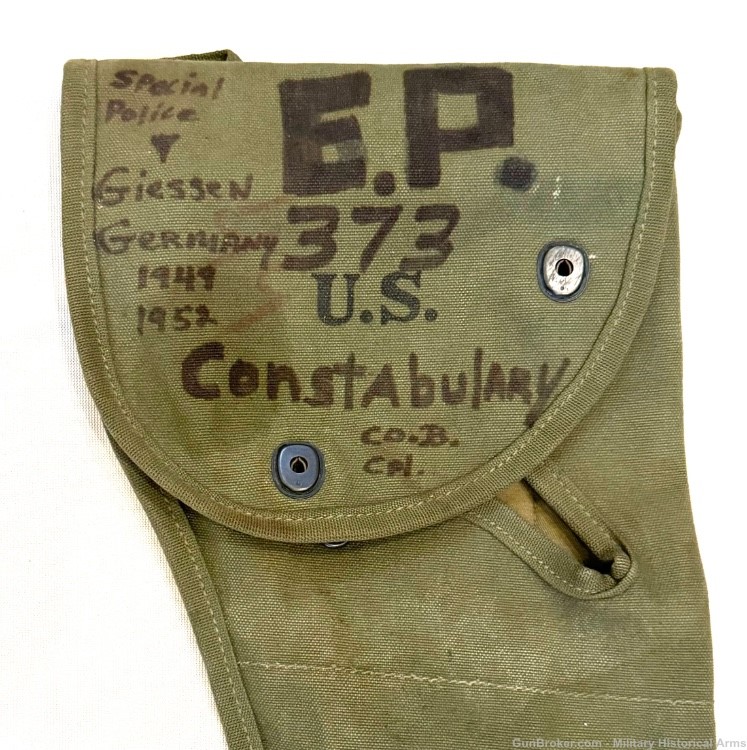 US M1 Carbine Canvas Paratrooper Jump Case, ORIGINAL, WW2  -img-1