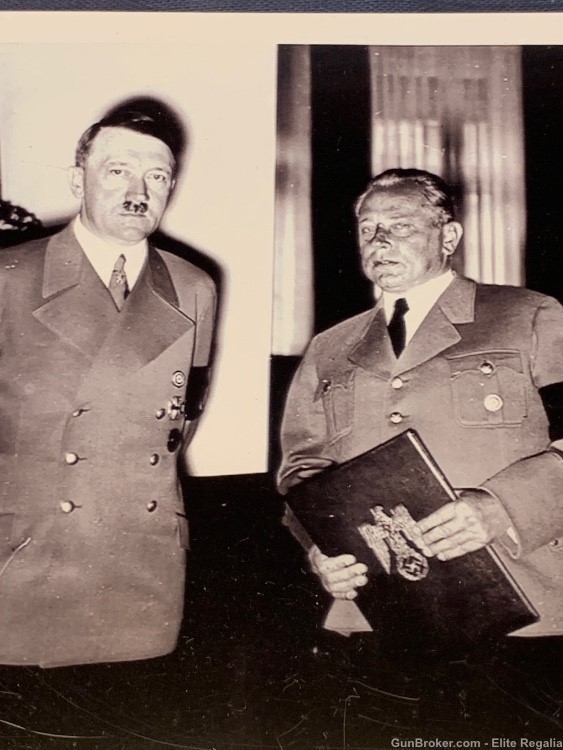 Adolf H!tler Presentation Award to Heinrich Hoffmann German WWII Himmler SS-img-6