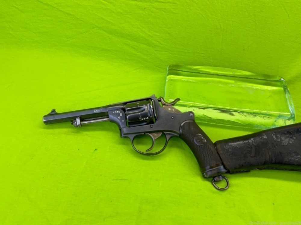 Swiss 1882 Ordnance Revolver 7.5 Sig Bern Holster Stock Matching Exc C&R-img-40
