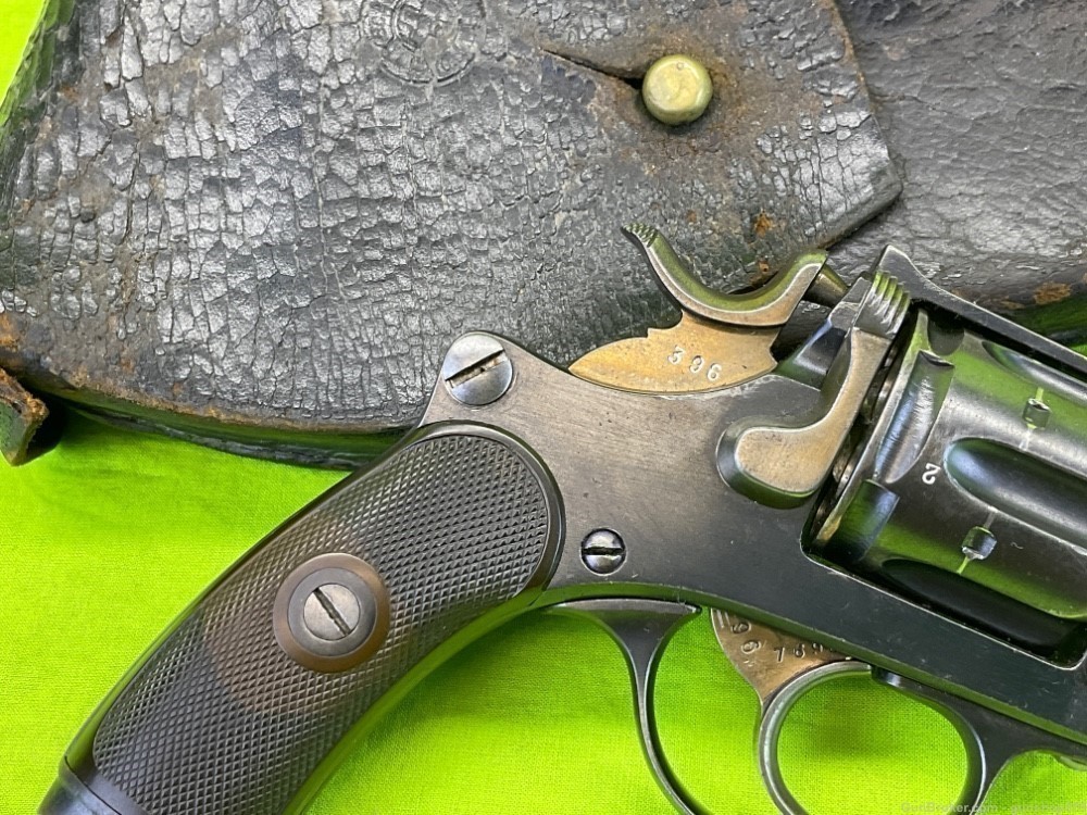 Swiss 1882 Ordnance Revolver 7.5 Sig Bern Holster Stock Matching Exc C&R-img-3