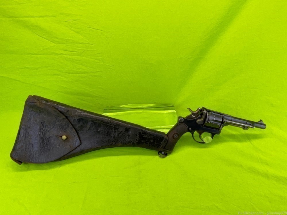 Swiss 1882 Ordnance Revolver 7.5 Sig Bern Holster Stock Matching Exc C&R-img-42