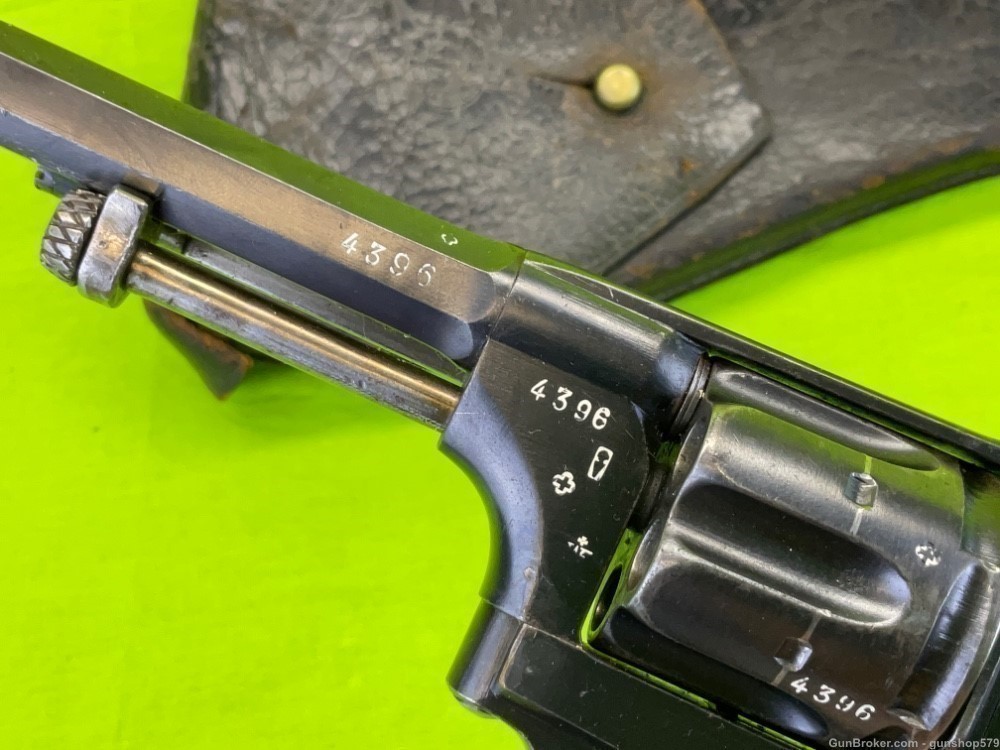 Swiss 1882 Ordnance Revolver 7.5 Sig Bern Holster Stock Matching Exc C&R-img-17
