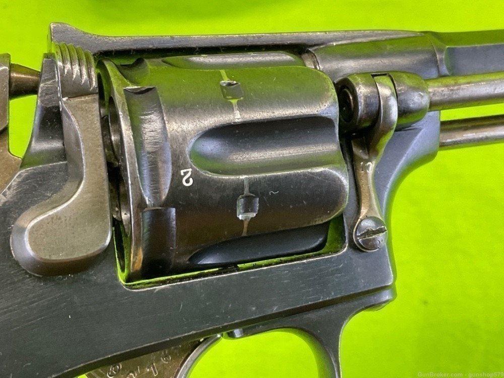 Swiss 1882 Ordnance Revolver 7.5 Sig Bern Holster Stock Matching Exc C&R-img-10