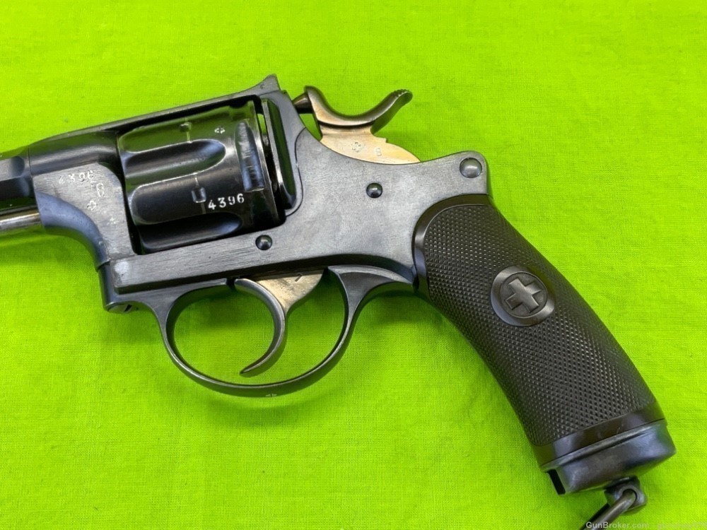Swiss 1882 Ordnance Revolver 7.5 Sig Bern Holster Stock Matching Exc C&R-img-29