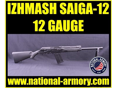 IZHMASH SAIGA-12 12 GAUGE 19” BBL 5+1 CAP RUSSIAN IZ-109 ** UNMOLESTED