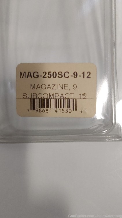 OEM Sig Sauer P250 Subcompact 9mm pistol magazine MAG-250SC-9-12 No CC Fees-img-1