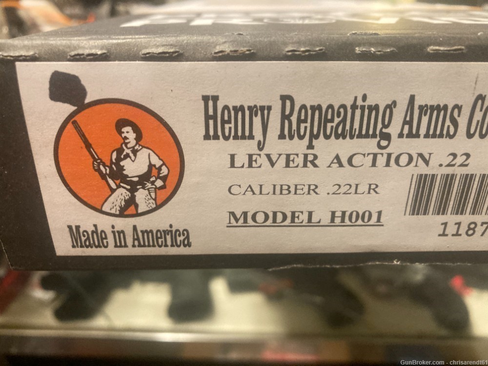 Henry 22LR Model H001 lever action rifle New in box (no card fees added  -img-1