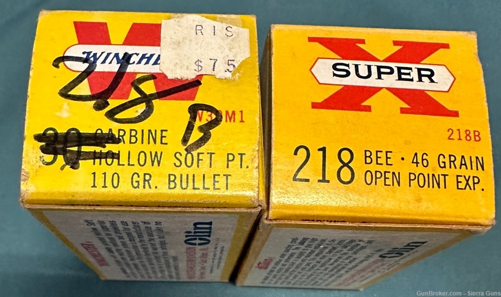Winchester.218 Bee 46 gr JHP 62 rds. NO CC FEE-img-1