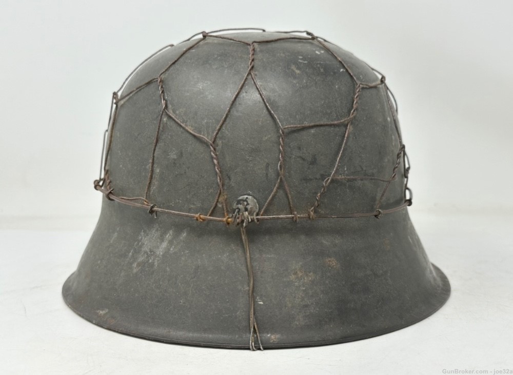 WW2 German M42 ND Chicken Wire Helmet WWII CKL66 uniform-img-5