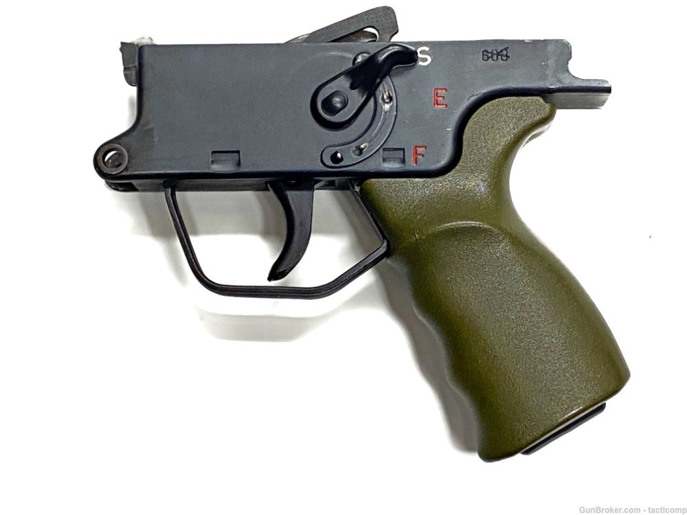 H&K MP5 FA TRIGGER PACK on STEEL SEF HOUSING & OD GREEN GRIP -img-0