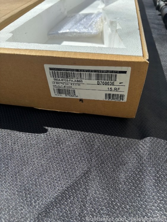 CZ 550 FS 6.5x55 Leupold new in box 2015 Walnut stock-img-14