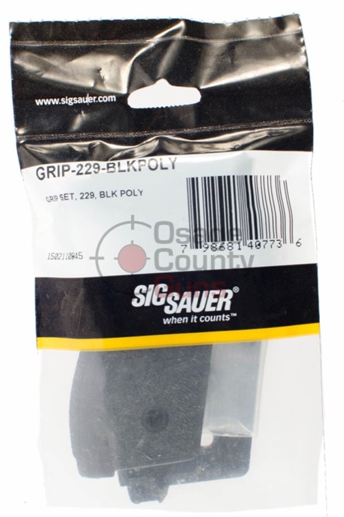 Sig Sauer P229 Black Polymer Grips-img-0