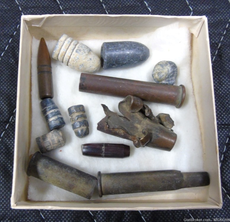Dug bullet & shell casing from Civil war, Indian war, WWI & II.-img-0