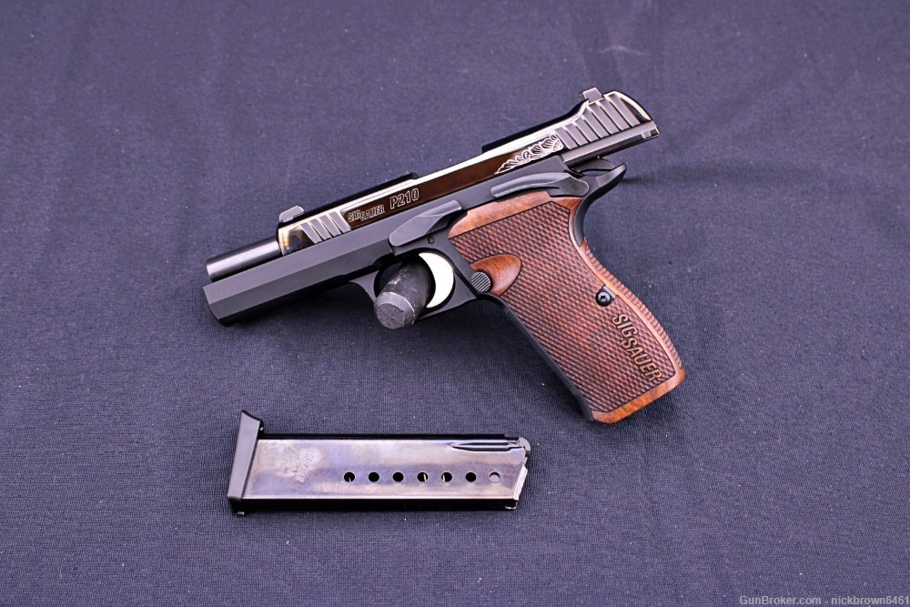 SIG SAUER 210CA-9-CW P 210 CARRY CUSTOM SHOP 9MM 4.1" BBL ENGRAVED ROSEWOOD-img-22