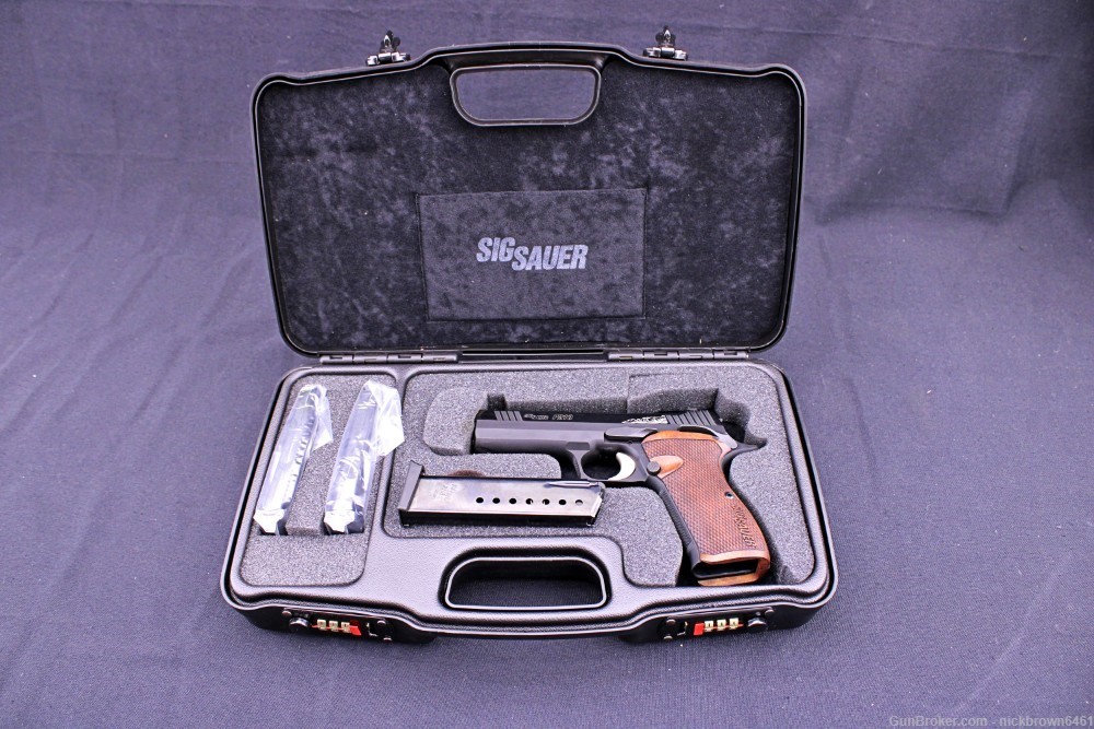 SIG SAUER 210CA-9-CW P 210 CARRY CUSTOM SHOP 9MM 4.1" BBL ENGRAVED ROSEWOOD-img-24