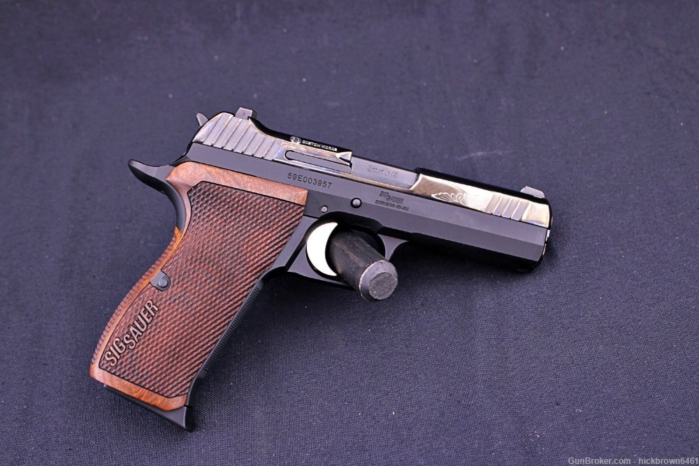 SIG SAUER 210CA-9-CW P 210 CARRY CUSTOM SHOP 9MM 4.1" BBL ENGRAVED ROSEWOOD-img-9