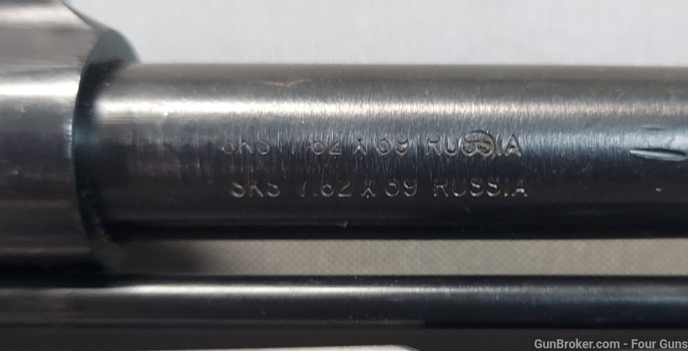 .01 Penny Used Tula Soviet SKS 7.62x39 20" Barrel w/ Sling and Bayonet-img-17