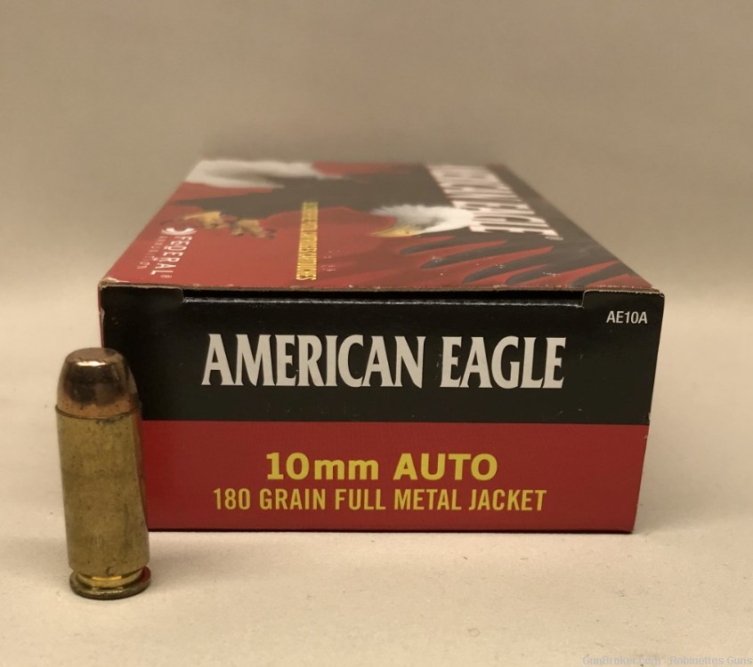 Federal American Eagle 10mm FMJ 180 gr AE10A NEW ammo 50RDS 50 ROUNDS-img-0