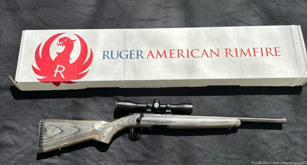 Riger American target 22WMR new in the box with scope-img-0