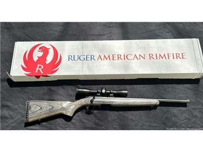 Riger American target 22WMR new in the box with scope