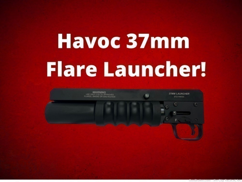 SPIKES HAVOC 12" 37MM Slide Loading FLARE LAUNCHER-img-0