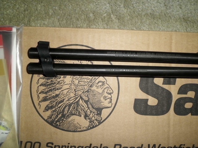 SAVAGE MODEL 42  22 L RIFLE 3 INCH 410 NEW/BOX AND PAPERS-img-4