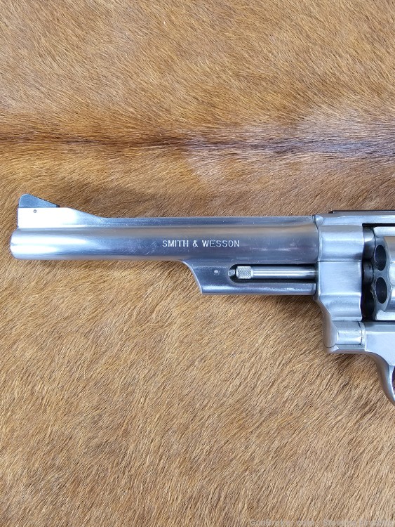 RARE SMITH & WESSON 624 NO DASH .44 SPL 6 1/2 INCH STAINLESS!-img-6