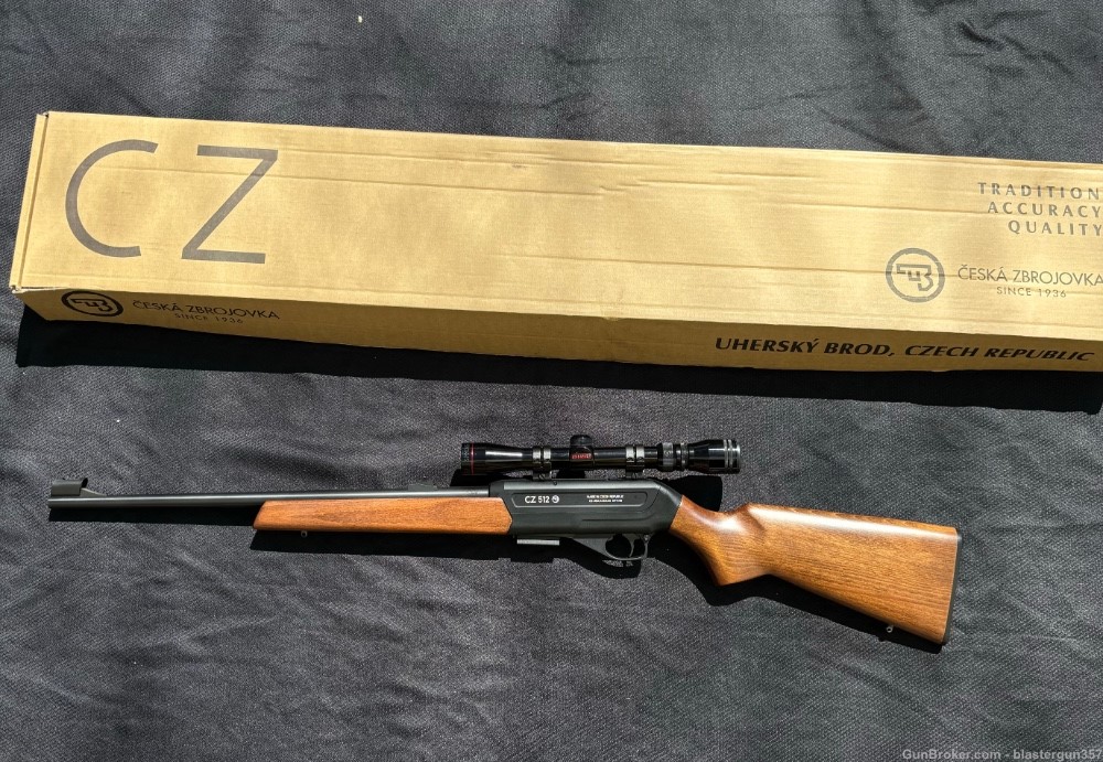 CZ 512 Semi automatic 22WMR new Simmons 3-9 scope new In the box-img-5