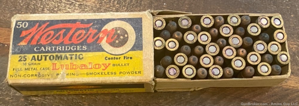 Vintage Western and Remington 25acp ammunition -img-2