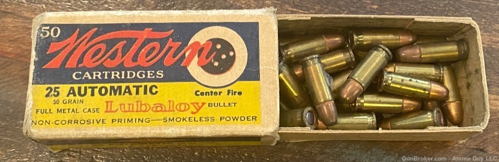 Vintage Western and Remington 25acp ammunition -img-3