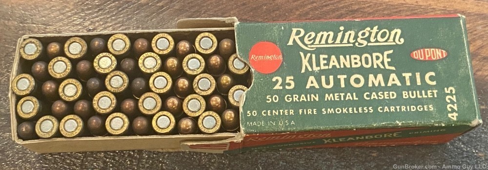 Vintage Western and Remington 25acp ammunition -img-4