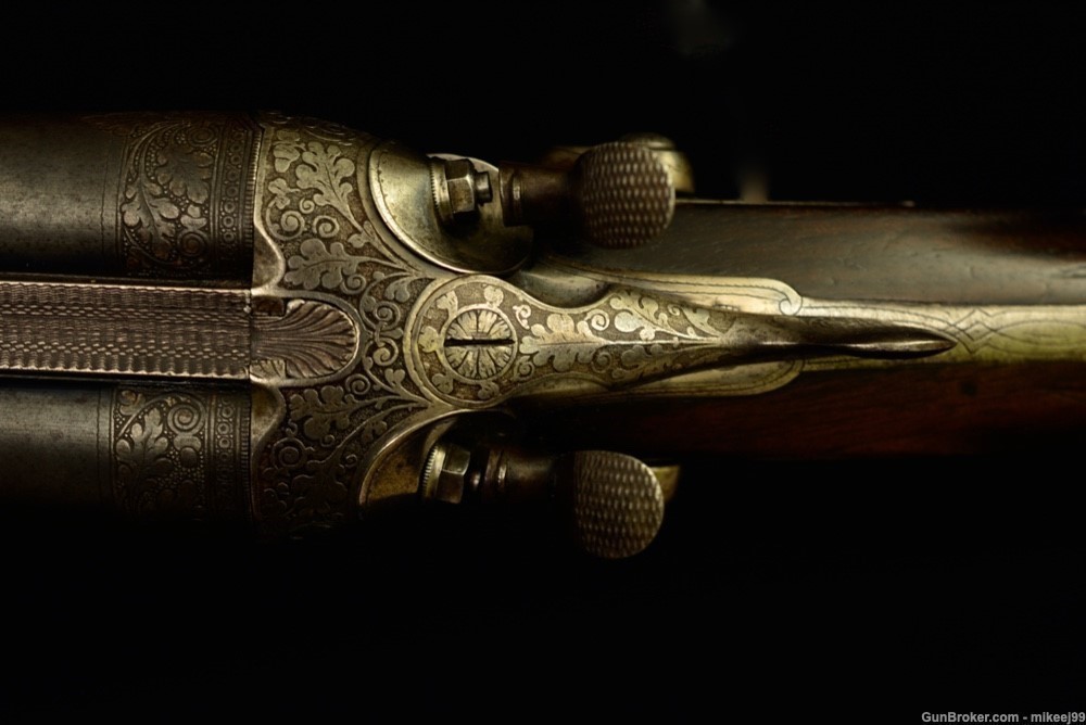 Anton Sodia Ferlach Quality 16 gauge hammer gun very ornate-img-12