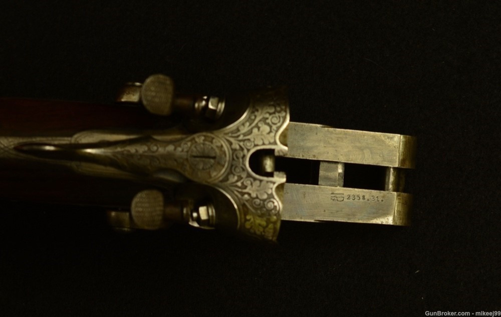 Anton Sodia Ferlach Quality 16 gauge hammer gun very ornate-img-26