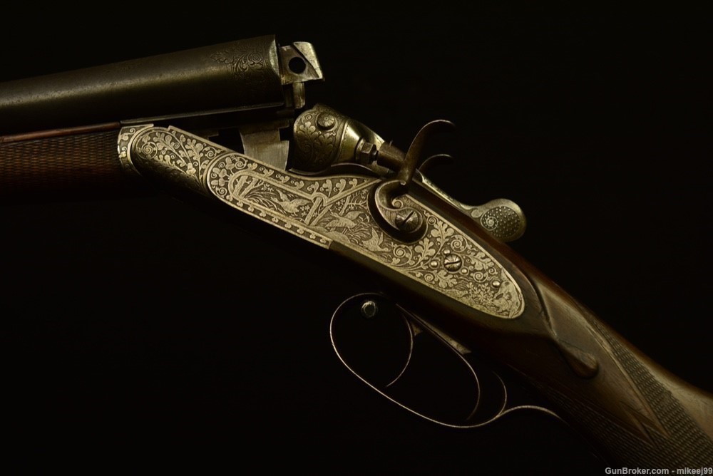 Anton Sodia Ferlach Quality 16 gauge hammer gun very ornate-img-8
