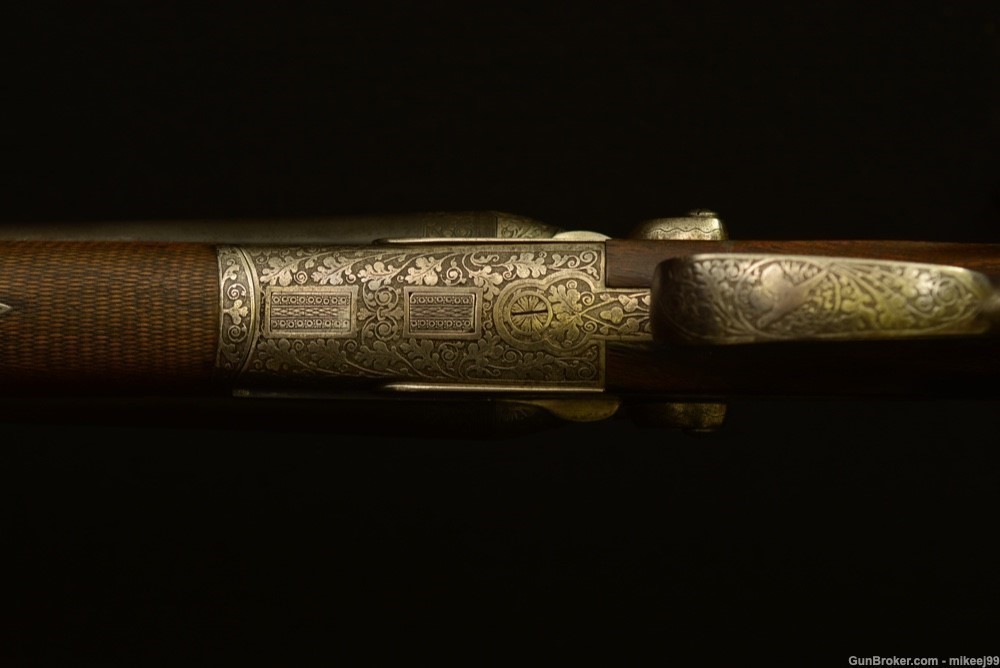 Anton Sodia Ferlach Quality 16 gauge hammer gun very ornate-img-14