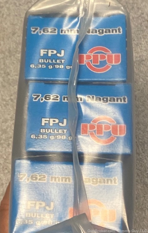PPU 7.62 Nagant ammunition -img-1