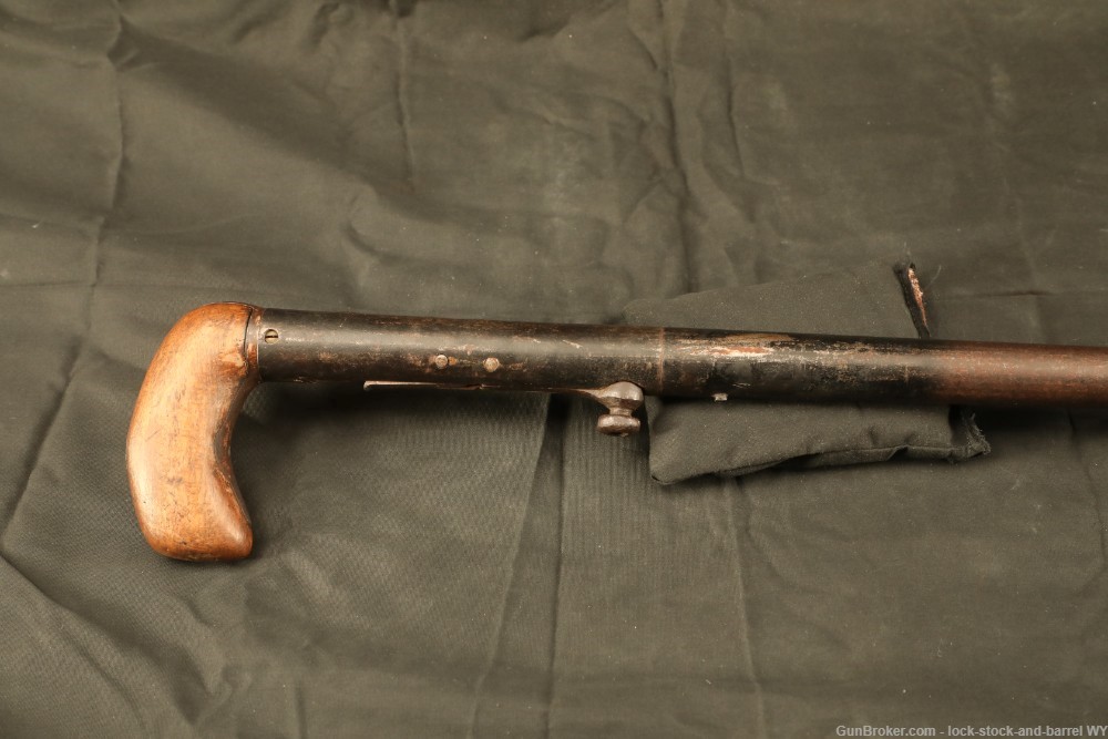 1827-1835 JP Hubbard John Day Percussion Cane Gun .40 cal Ball-img-1