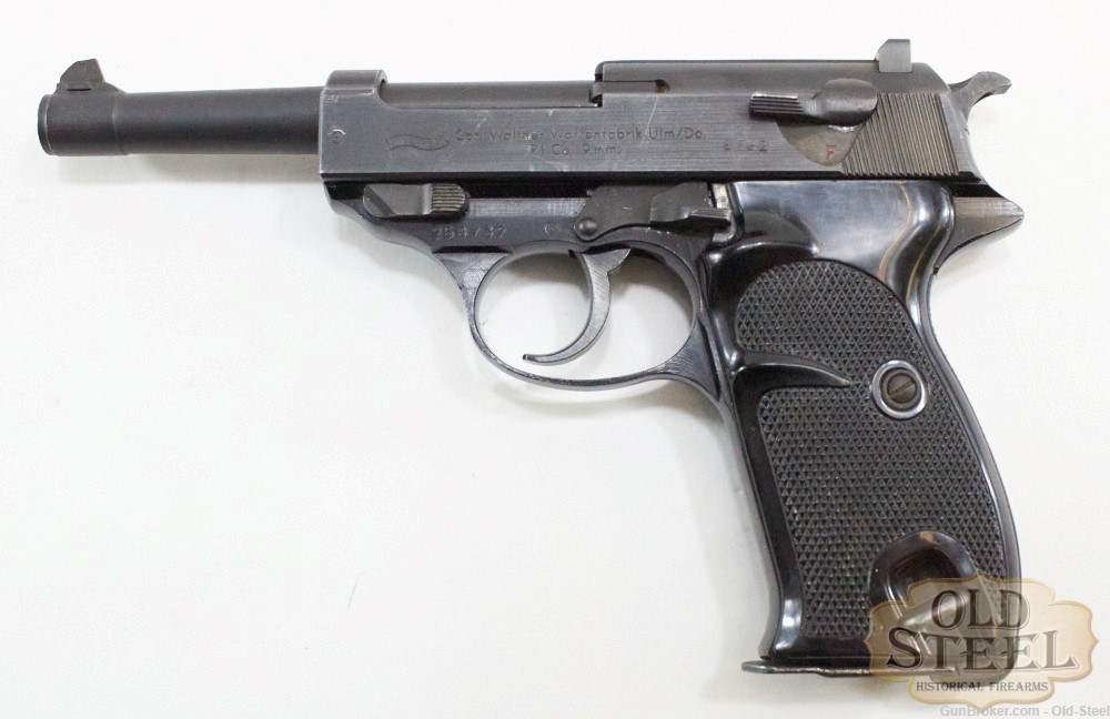 Walther P1 9MM Luger West German Police MFG 1964 C&R W/ Holster and Box-img-7