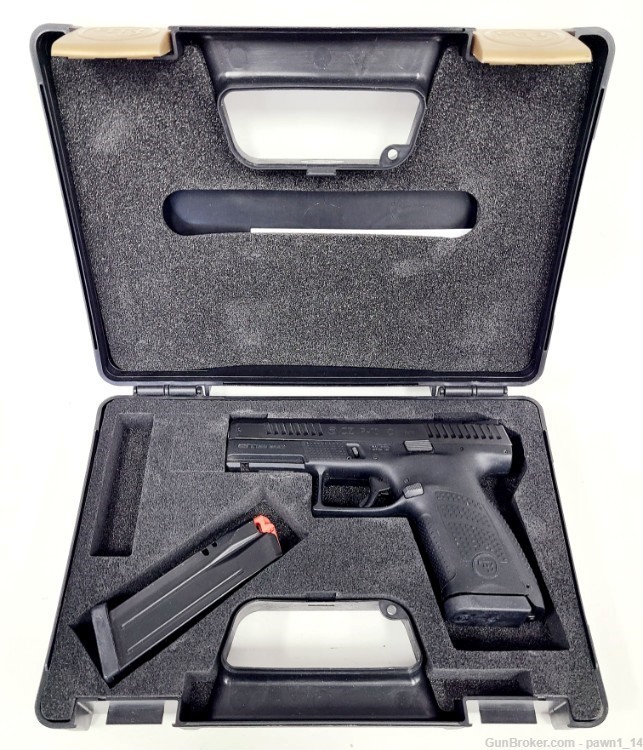 CZ P10c with two magazines and case-img-4
