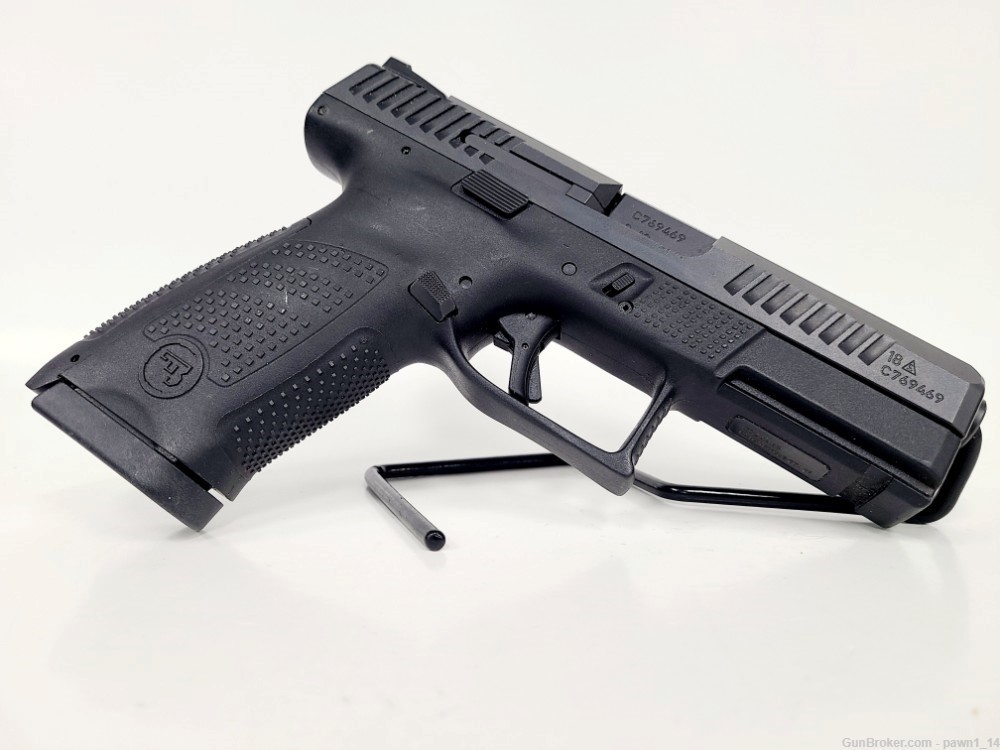 CZ P10c with two magazines and case-img-0