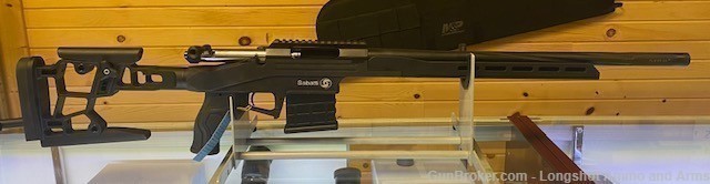 Sabatti STR Sport Black Chassis Rifle in 6.5CM with 20" Barrel-img-0