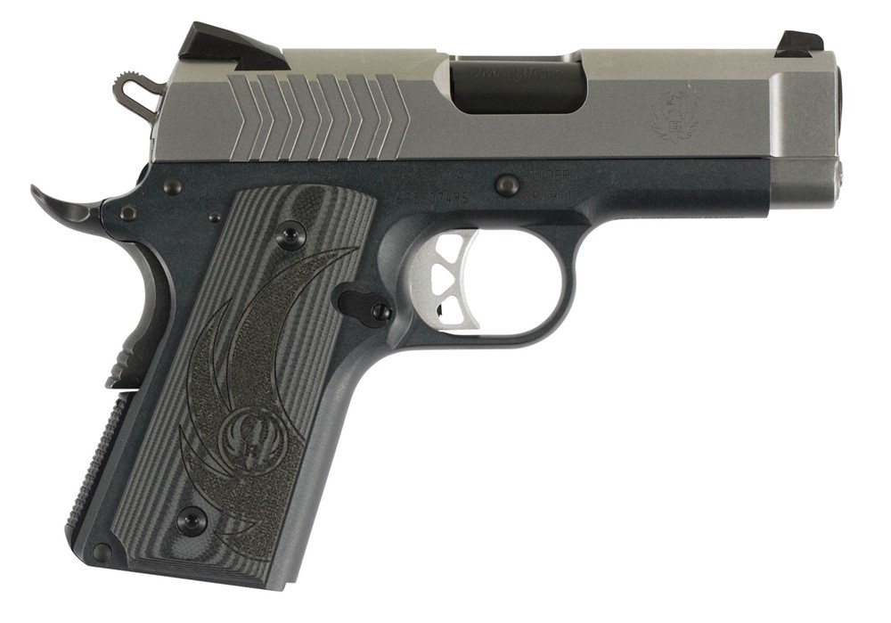 Ruger SR1911 Officer-Style Pistol 9mm Stainless 3.6-img-4