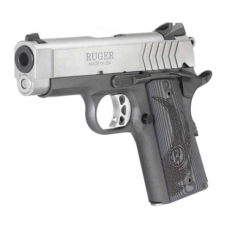 Ruger SR1911 Officer-Style Pistol 9mm Stainless 3.6-img-3