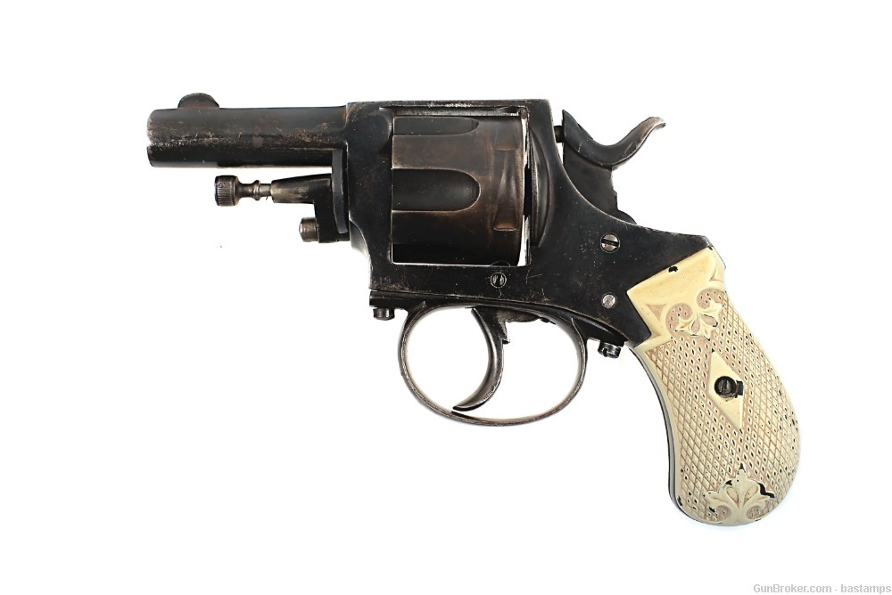 Belgian British Bulldog Type .38 Caliber Revolver (Antique) -img-0
